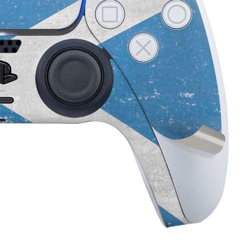 Scotland Flag Distressed PS5 Slim Digital Edition Bundle Skin